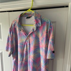 Sunday swagger palm tree polo pastel